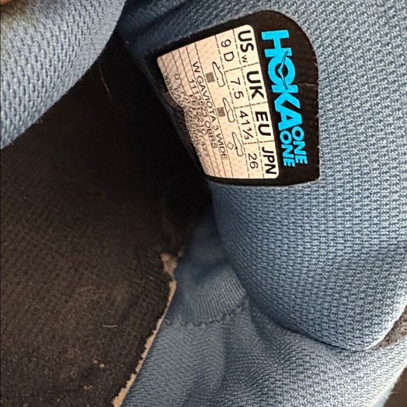 Hoka One One Womens Gaviota 3 1113523 OBRS Blue Running Shoes Sneakers Size 9 D - Picture 15 of 15